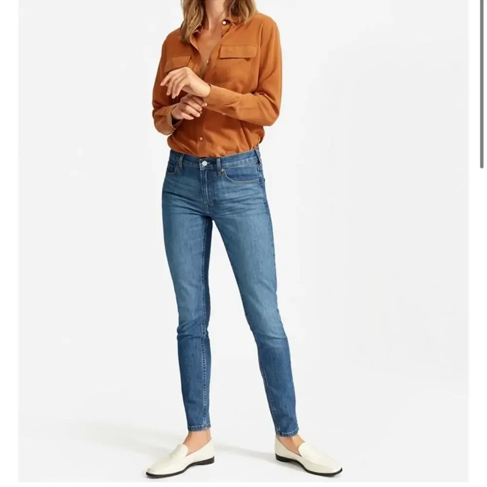 Everlane Mid Rise Skinny Jeans